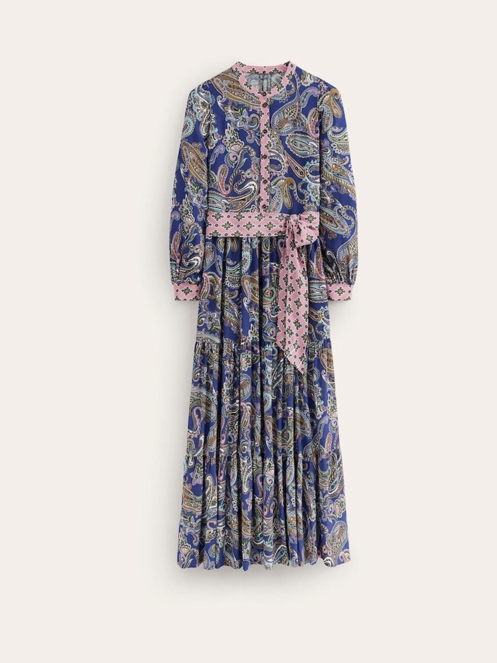 Boden Blue Alba Viscose Maxi Dress Women’s US 10P